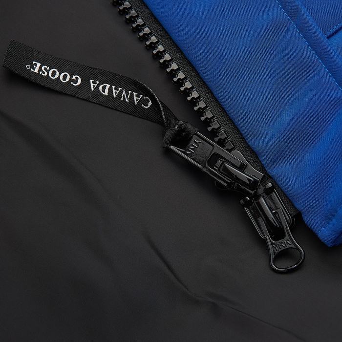 Yupoo Canada Goose puffer blue logo patch vest Canada Goose down jacket puffer blue patch vest Blue