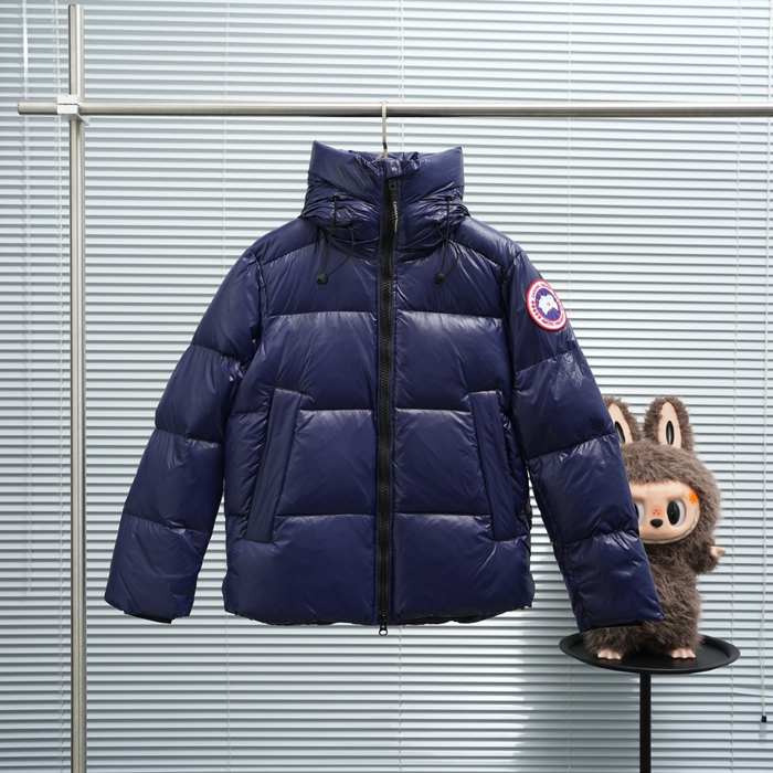 Yupoo Canada Goose puffer blue patch jacket Canada Goose down jacket puffer navy patch Navy 008