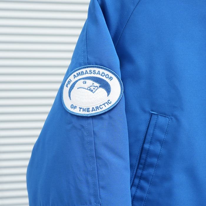 Yupoo Canada Goose puffer blue patches Canada Goose down jacket puffer blue fur hood Blue 001