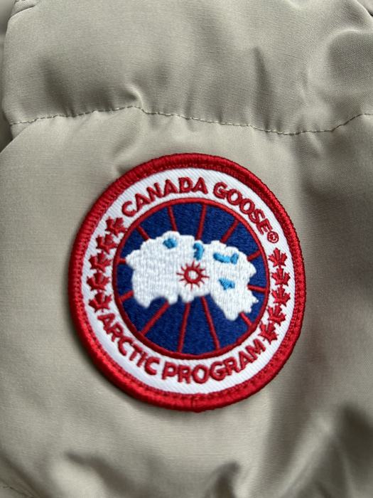 Yupoo Canada Goose puffer cream zip jacket Canada Goose down jacket puffer beige stitched Beige 009