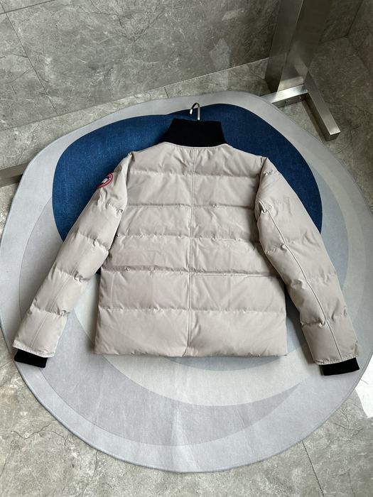Yupoo Canada Goose puffer cream zip jacket Canada Goose down jacket puffer beige stitched Beige 009