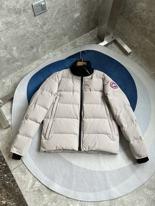 Yupoo Canada Goose puffer cream zip jacket Canada Goose down jacket puffer beige stitched Beige 009