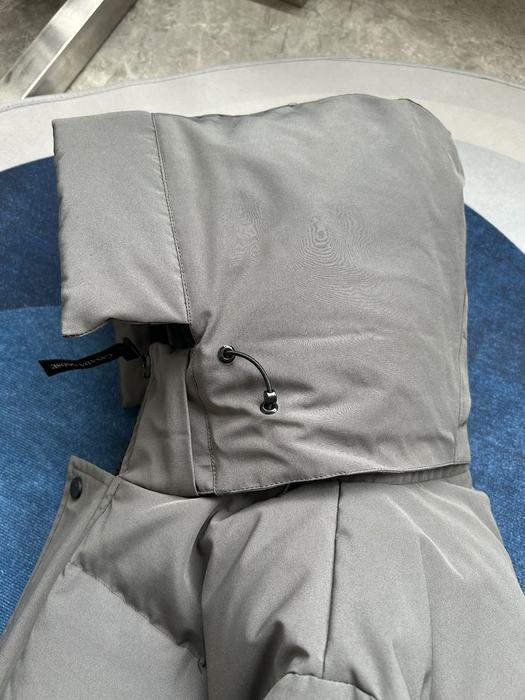 Yupoo Canada Goose puffer gray fur hood Canada Goose down jacket puffer grey fur hood Grey 002