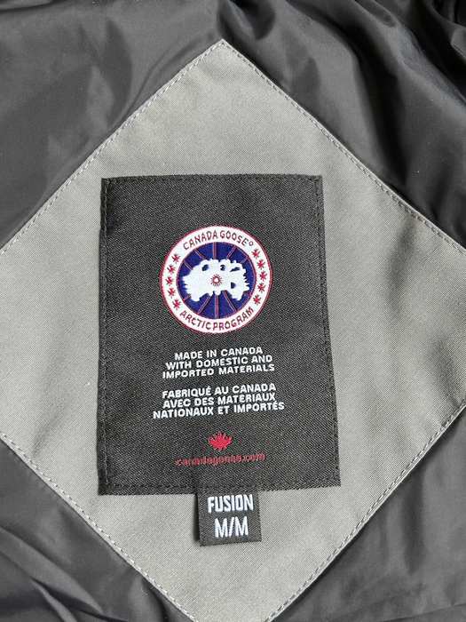 Yupoo Canada Goose puffer grey black collar Canada Goose down jacket puffer gray black collar Grey 009