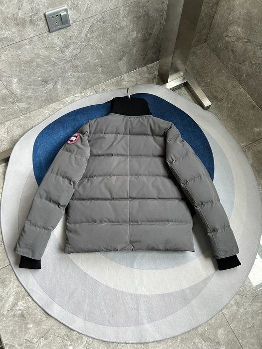 Yupoo Canada Goose puffer grey black collar Canada Goose down jacket puffer gray black collar Grey 009