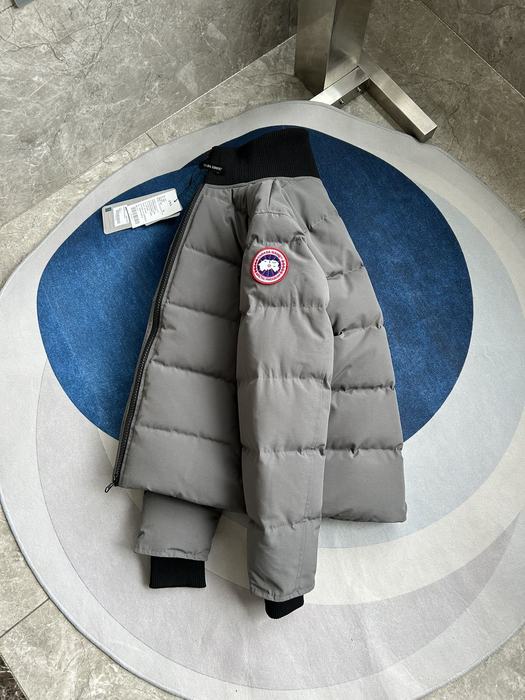 Yupoo Canada Goose puffer grey black collar Canada Goose down jacket puffer gray black collar Grey 009