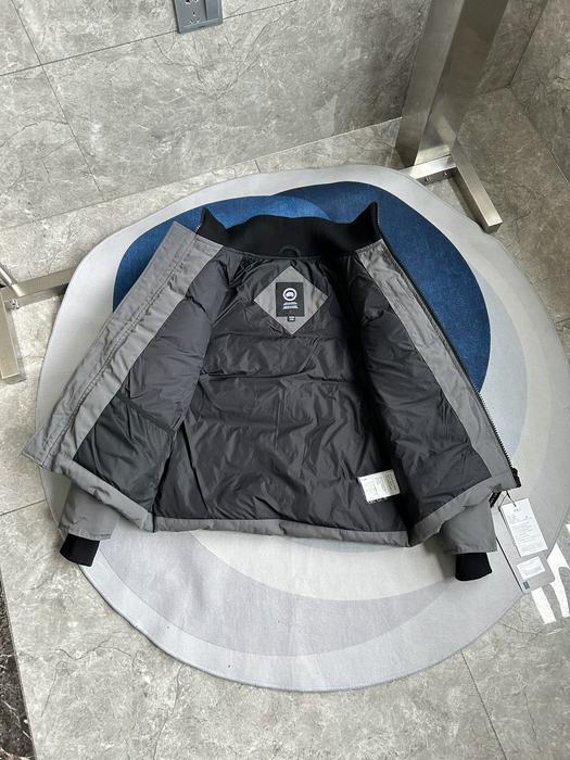 Yupoo Canada Goose puffer grey black collar Canada Goose down jacket puffer gray black collar Grey 009