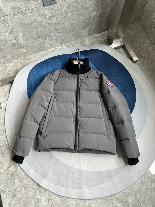 Yupoo Canada Goose puffer grey black collar Canada Goose down jacket puffer gray black collar Grey 009