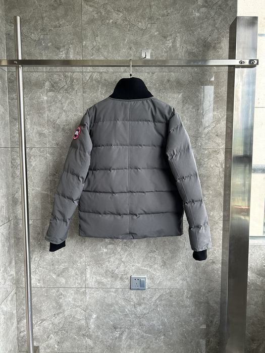 Yupoo Canada Goose puffer grey black collar Canada Goose down jacket puffer gray black collar Grey 009