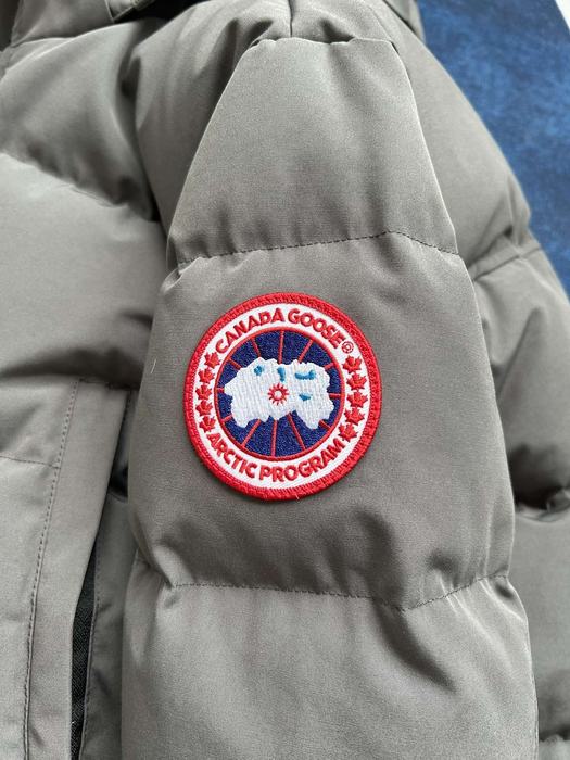 Yupoo Canada Goose puffer grey fur hood Canada Goose down jacket puffer gray hooded Grey 004