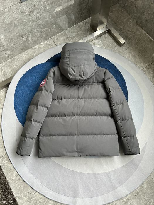 Yupoo Canada Goose puffer grey fur hood Canada Goose down jacket puffer gray hooded Grey 004