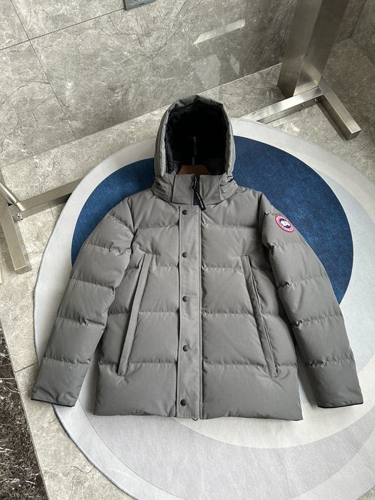Yupoo Canada Goose puffer grey fur hood Canada Goose down jacket puffer gray hooded Grey 004