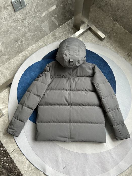Yupoo Canada Goose puffer grey hooded Canada Goose down jacket puffer gray hooded Grey 003