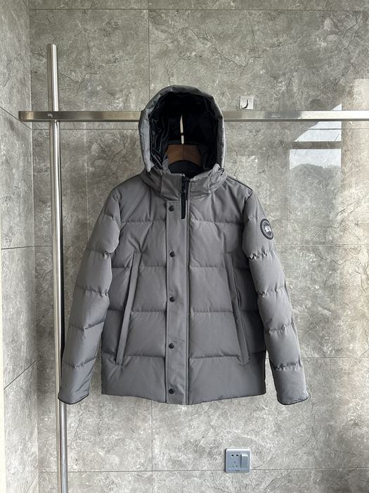 Yupoo Canada Goose puffer grey hooded Canada Goose down jacket puffer gray hooded Grey 003