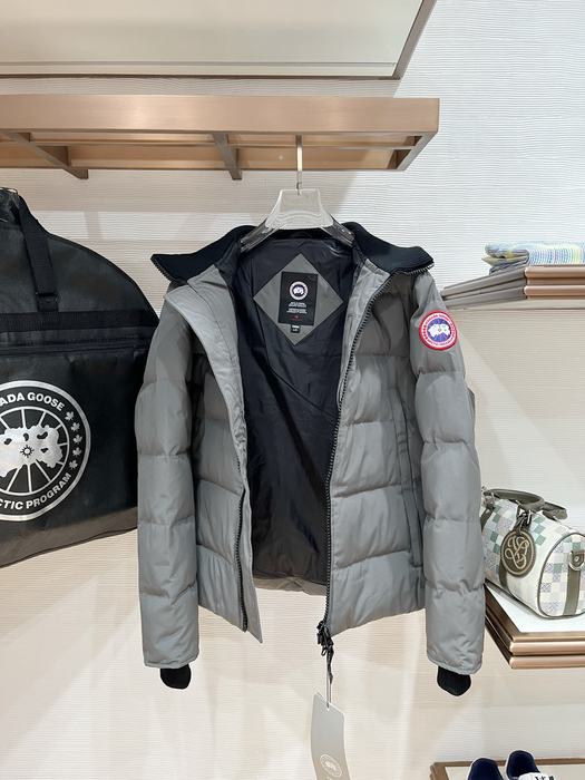 Yupoo Canada Goose puffer grey patch Canada Goose down jacket puffer grey furcollar Grey 015