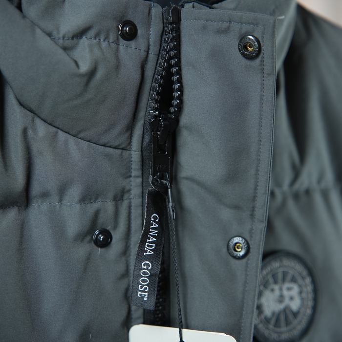 Yupoo Canada Goose puffer grey sleeveless vest Canada Goose down jacket puffer gray badge vest Grey