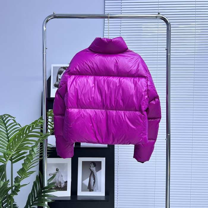 Yupoo Canada Goose puffer jacket pink shiny Canada Goose down jacket puffer pink short Red 007