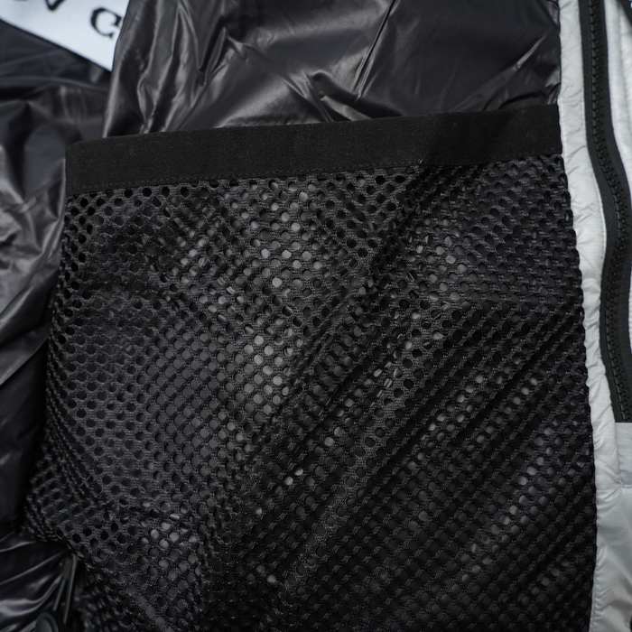 Yupoo Canada Goose puffer lightgray hooded Canada Goose down jacket puffer grey zipper Grey 010