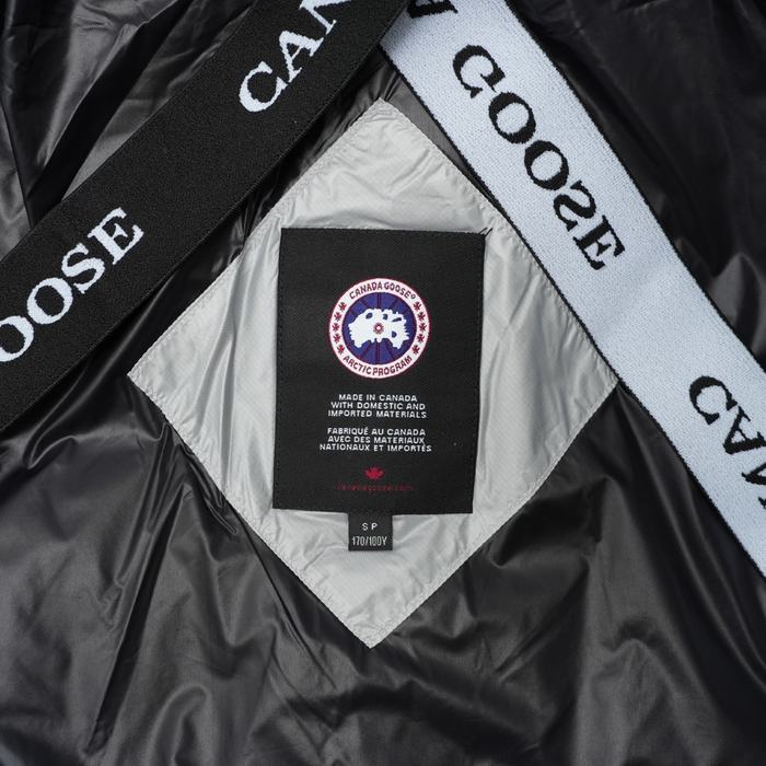 Yupoo Canada Goose puffer lightgray hooded Canada Goose down jacket puffer grey zipper Grey 010