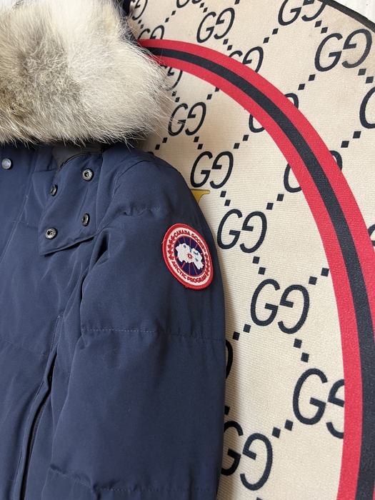Yupoo Canada Goose puffer navy fur hood Canada Goose down jacket puffer navy fur hood Navy 003