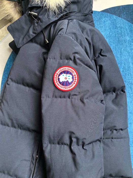 Yupoo Canada Goose puffer navy fur hood Canada Goose down jacket puffer navy fur hood Navy 018