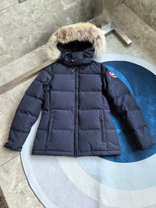 Yupoo Canada Goose puffer navy fur hood Canada Goose down jacket puffer navy fur hood Navy 018