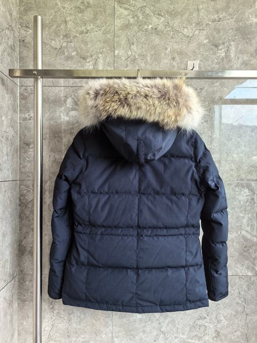 Yupoo Canada Goose puffer navy fur hood Canada Goose down jacket puffer navy fur hood Navy 018