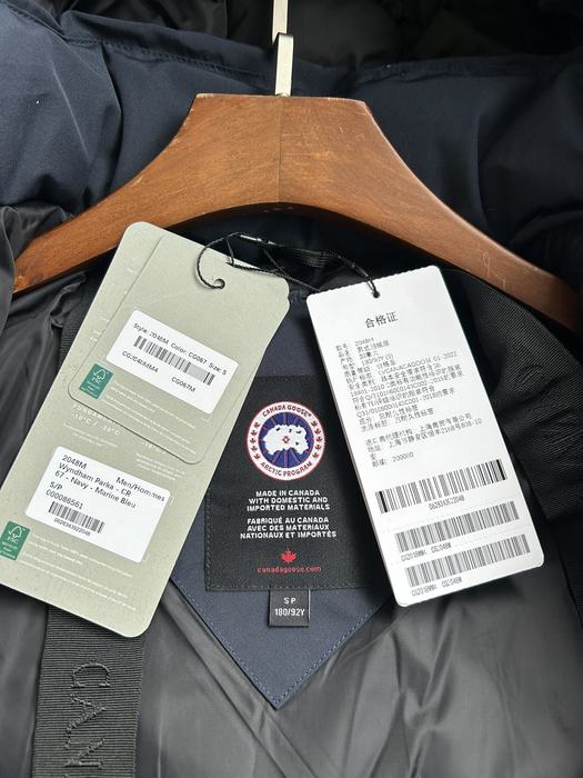 Yupoo Canada Goose puffer navy fur hood Canada Goose down jacket winter black fur hood Navy