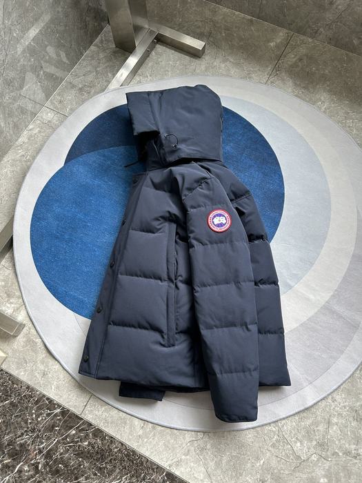 Yupoo Canada Goose puffer navy fur hood Canada Goose down jacket winter black fur hood Navy