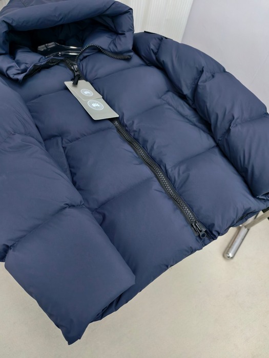 Yupoo Canada Goose puffer navy hood hat Navy 006