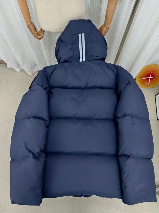 Yupoo Canada Goose puffer navy hood hat Navy 006