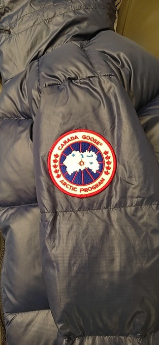 Yupoo Canada Goose puffer navy logo patch Canada Goose down jacket puffer navy patch Navy 019