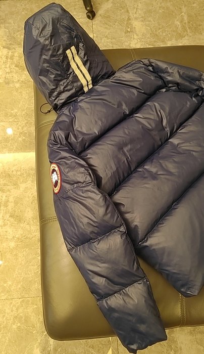 Yupoo Canada Goose puffer navy logo patch Canada Goose down jacket puffer navy patch Navy 019