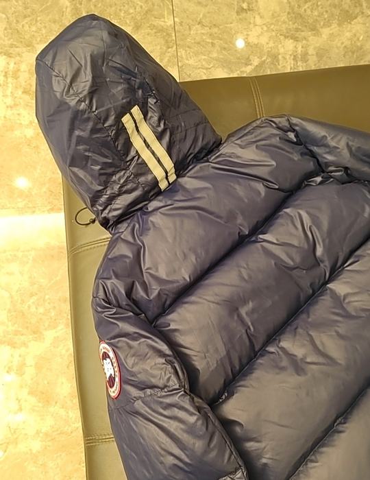 Yupoo Canada Goose puffer navy logo patch Canada Goose down jacket puffer navy patch Navy 019