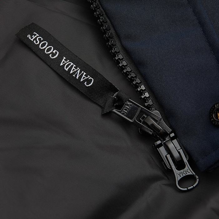 Yupoo Canada Goose puffer navy patch vest Canada Goose down jacket puffer navy patch vest Navy 001
