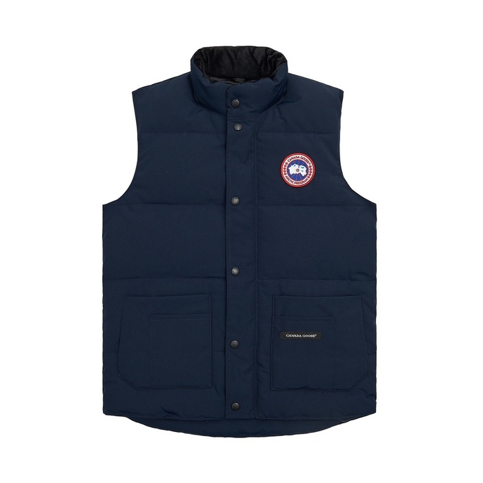 Yupoo Canada Goose puffer navy patch vest Canada Goose down jacket puffer navy patch vest Navy 001