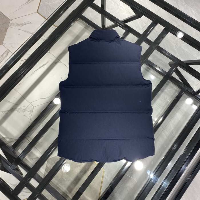 Yupoo Canada Goose puffer navy vest patch Canada Goose down jacket puffer vest navy zipper Navy