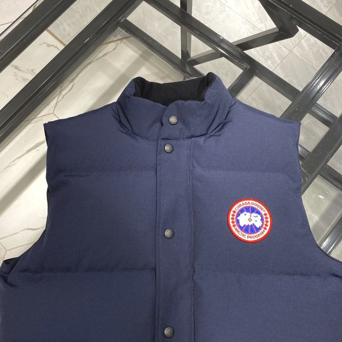 Yupoo Canada Goose puffer navy vest patch Canada Goose down jacket puffer vest navy zipper Navy