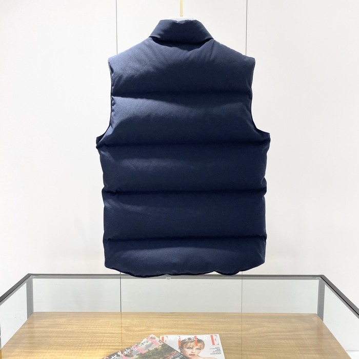 Yupoo Canada Goose puffer navy vest patch Canada Goose down jacket puffer vest navy zipper Navy