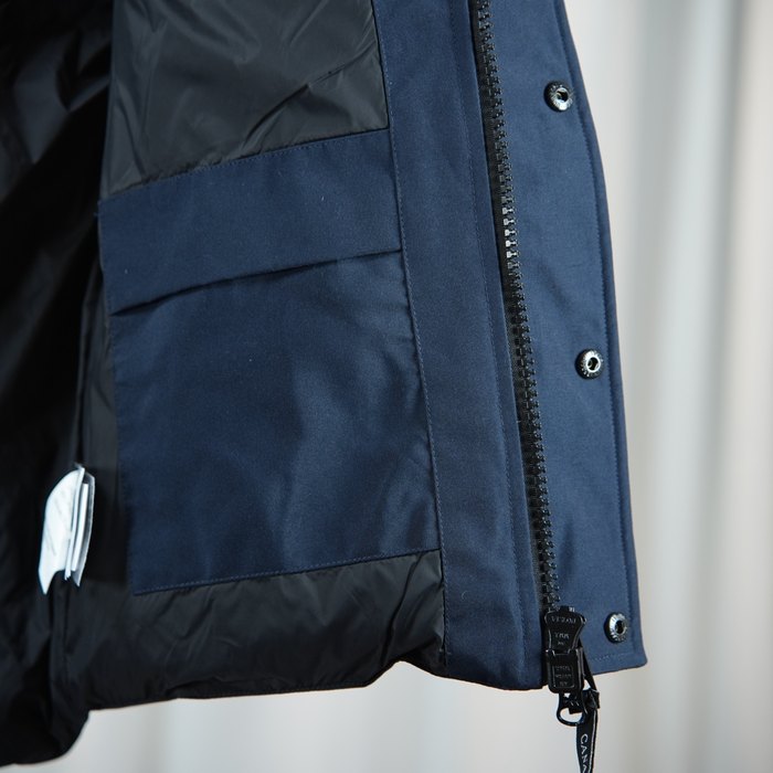 Yupoo Canada Goose puffer navy zip vest Canada Goose down jacket puffer navy patch vest Navy 002