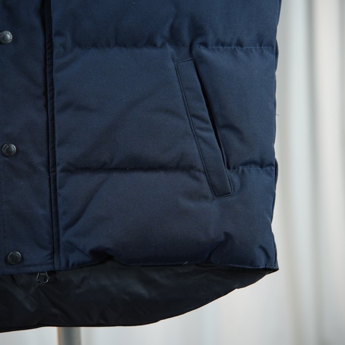 Yupoo Canada Goose puffer navy zip vest Canada Goose down jacket puffer navy patch vest Navy 002