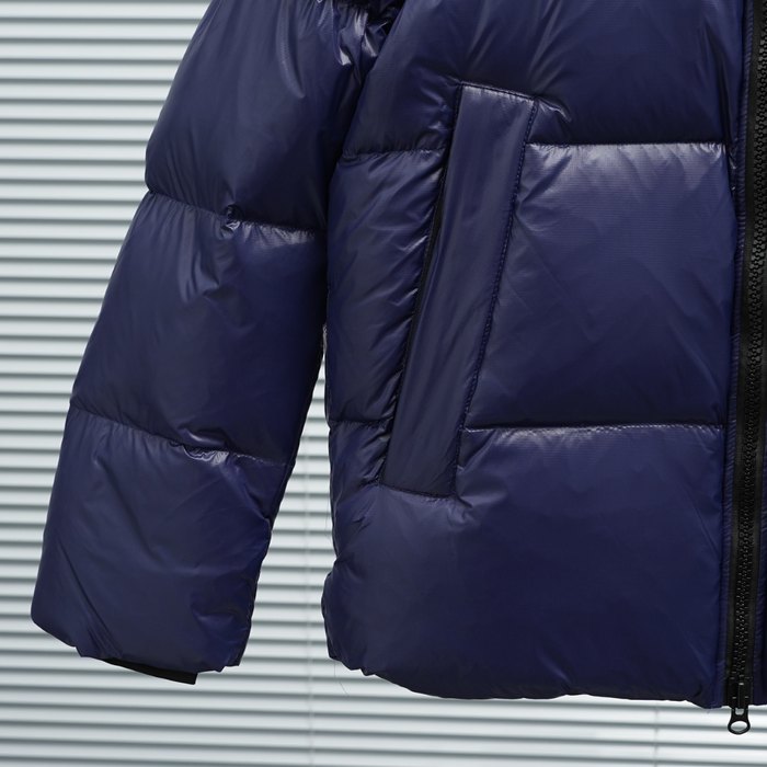 Yupoo Canada Goose puffer navy zipper Canada Goose down jacket puffer navy badge patch Navy 007