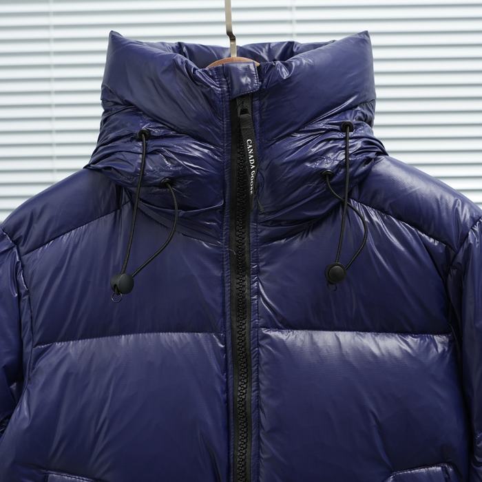 Yupoo Canada Goose puffer navy zipper Canada Goose down jacket puffer navy badge patch Navy 007