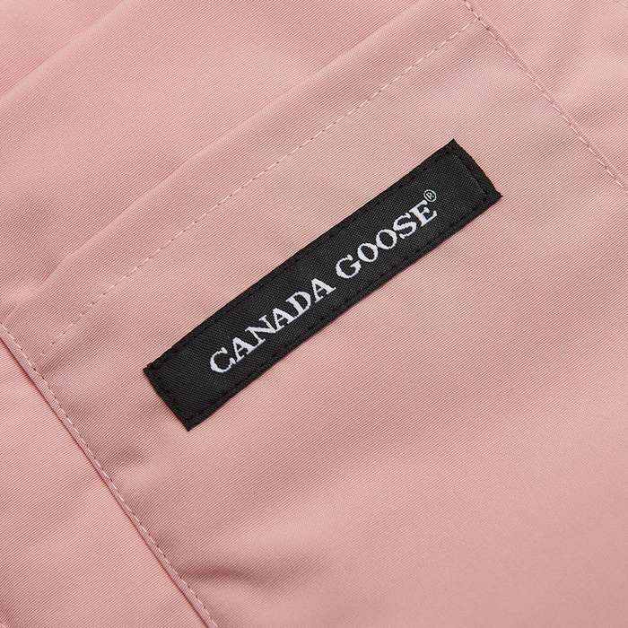 Yupoo Canada Goose puffer pink black patch vest Canada Goose down jacket puffer pink patch vest White