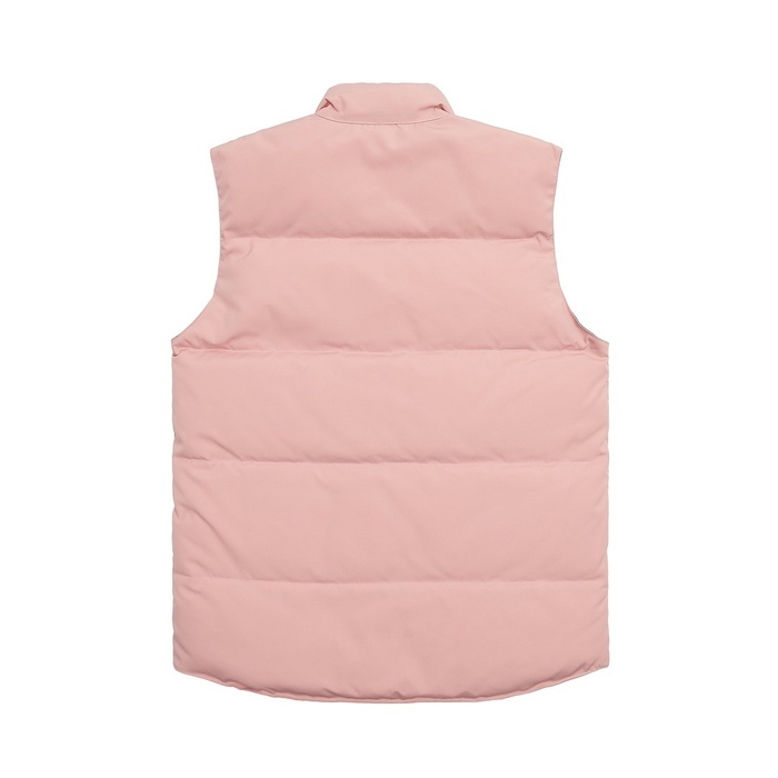 Yupoo Canada Goose puffer pink black patch vest Canada Goose down jacket puffer pink patch vest White