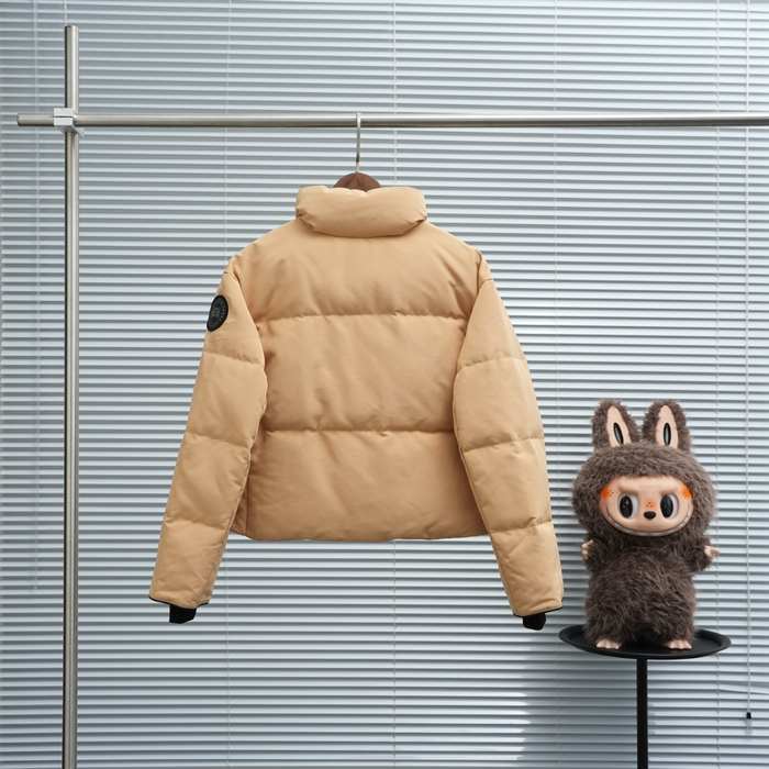 Yupoo Canada Goose puffer pink zipper Canada Goose down jacket puffer black button Black 048