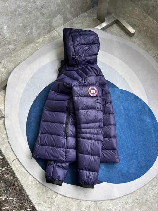 Yupoo Canada Goose puffer purple hooded Canada Goose down jacket puffer blue hooded Navy 004