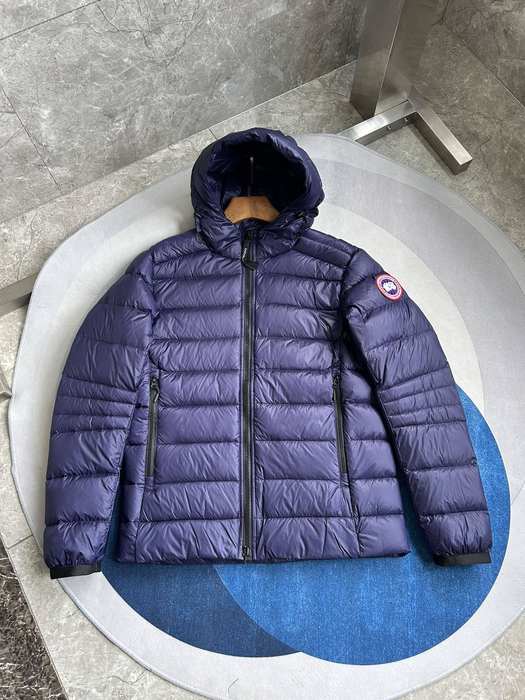 Yupoo Canada Goose puffer purple hooded Canada Goose down jacket puffer blue hooded Navy 004