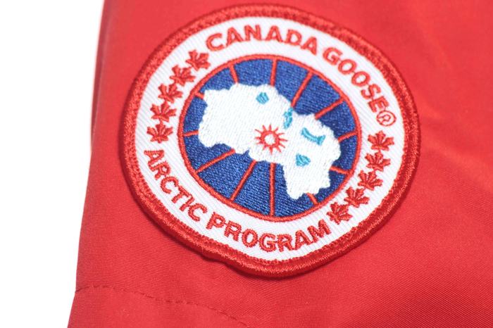 Yupoo Canada Goose puffer red fur hood Canada Goose down jacket puffer red fur hood Red 012