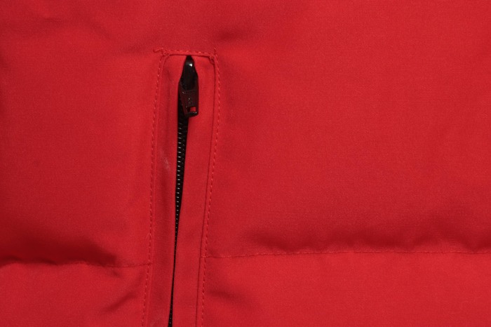 Yupoo Canada Goose puffer red fur hood Canada Goose down jacket puffer red fur hood Red 012